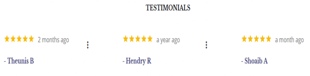 Testimonials from our Satisfied Two Way Radio Customers